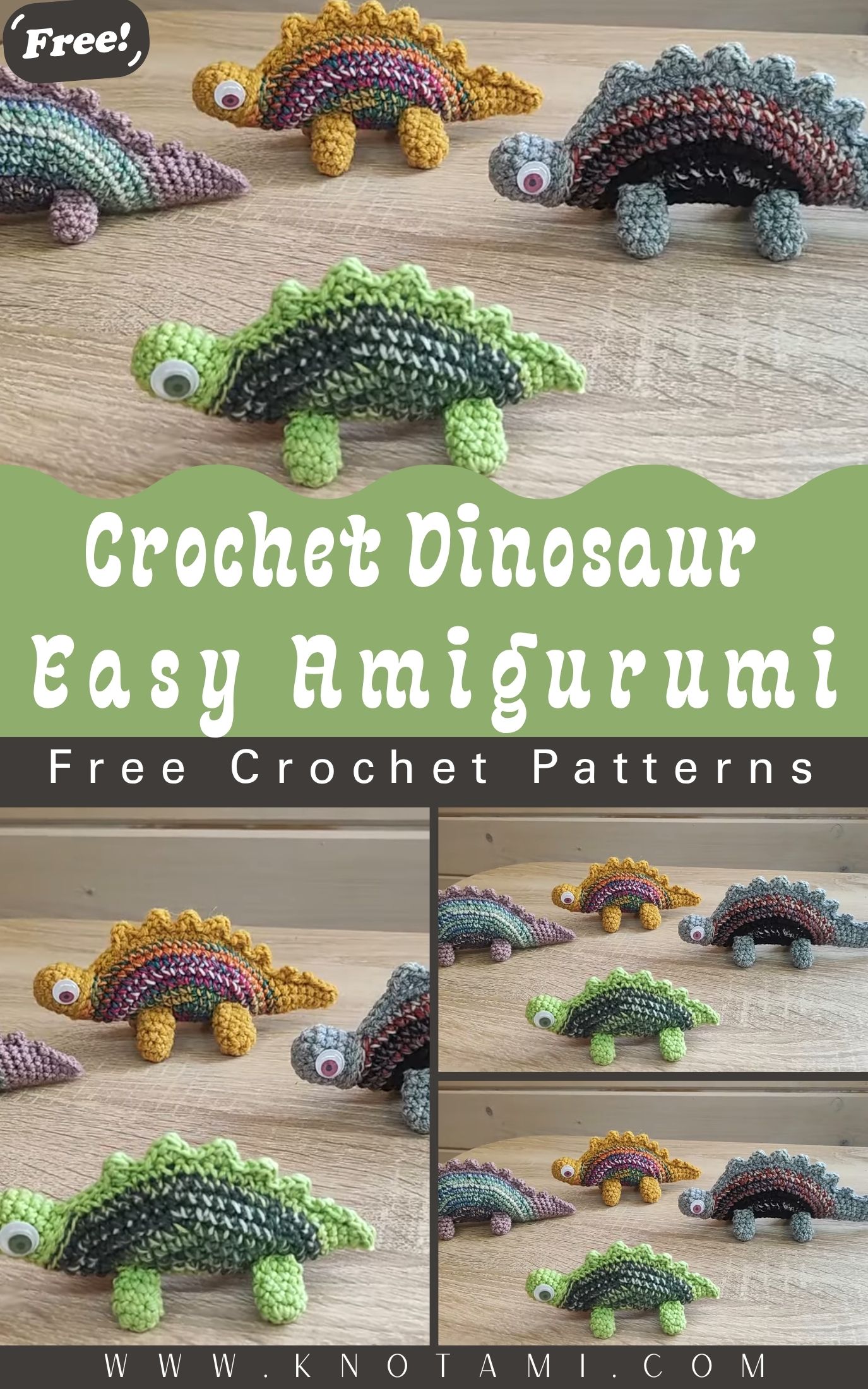 Beginner-Friendly Crochet Dinosaur Fun & Easy Amigurumi Project