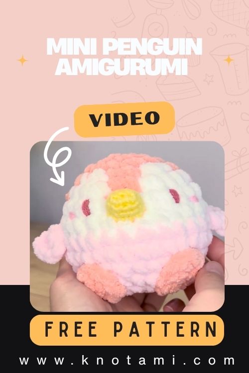 Crochet Mini Penguin Simple & Cute Amigurumi Toy Pattern