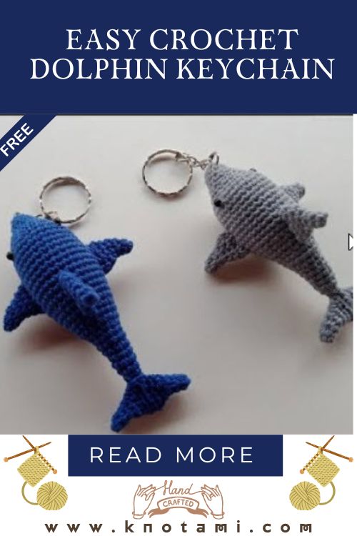 Easy Crochet Dolphin Pattern – Beginner Friendly Amigurumi Keychain