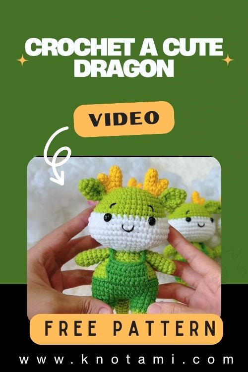 How to Crochet a Cute Dragon Simple Amigurumi Pattern