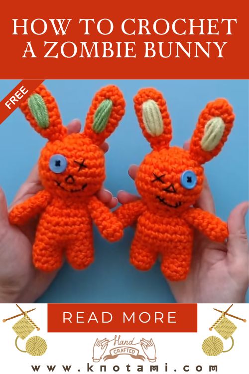 How to Crochet a Zombie Bunny Easy Revived Amigurumi Pattern