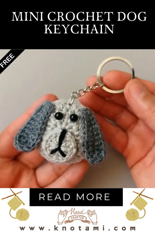Mini Crochet Dog – Beginner Friendly Amigurumi Keychain Pattern