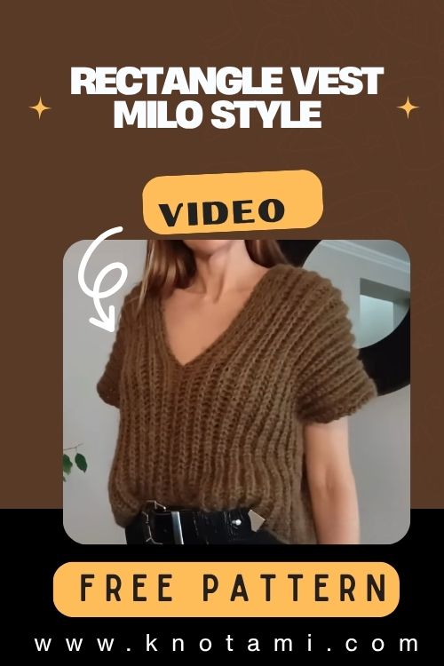 Crochet Rectangle Vest Milo Style Amigurumi Beginner Pattern