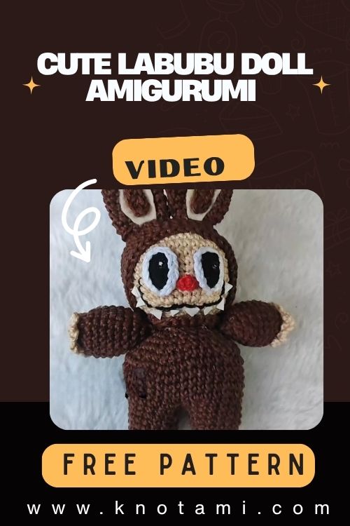 DIY Crochet Cute Labubu Doll Amigurumi Pattern