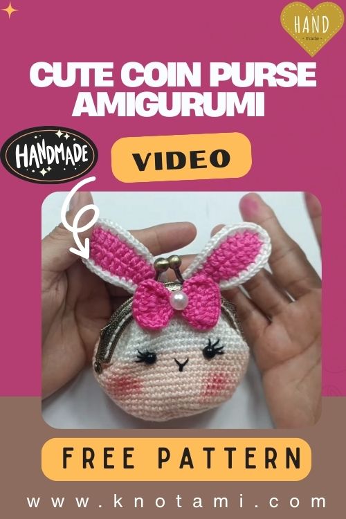 DIY Crochet Cute Wallet Coin Purse Amigurumi Pattern