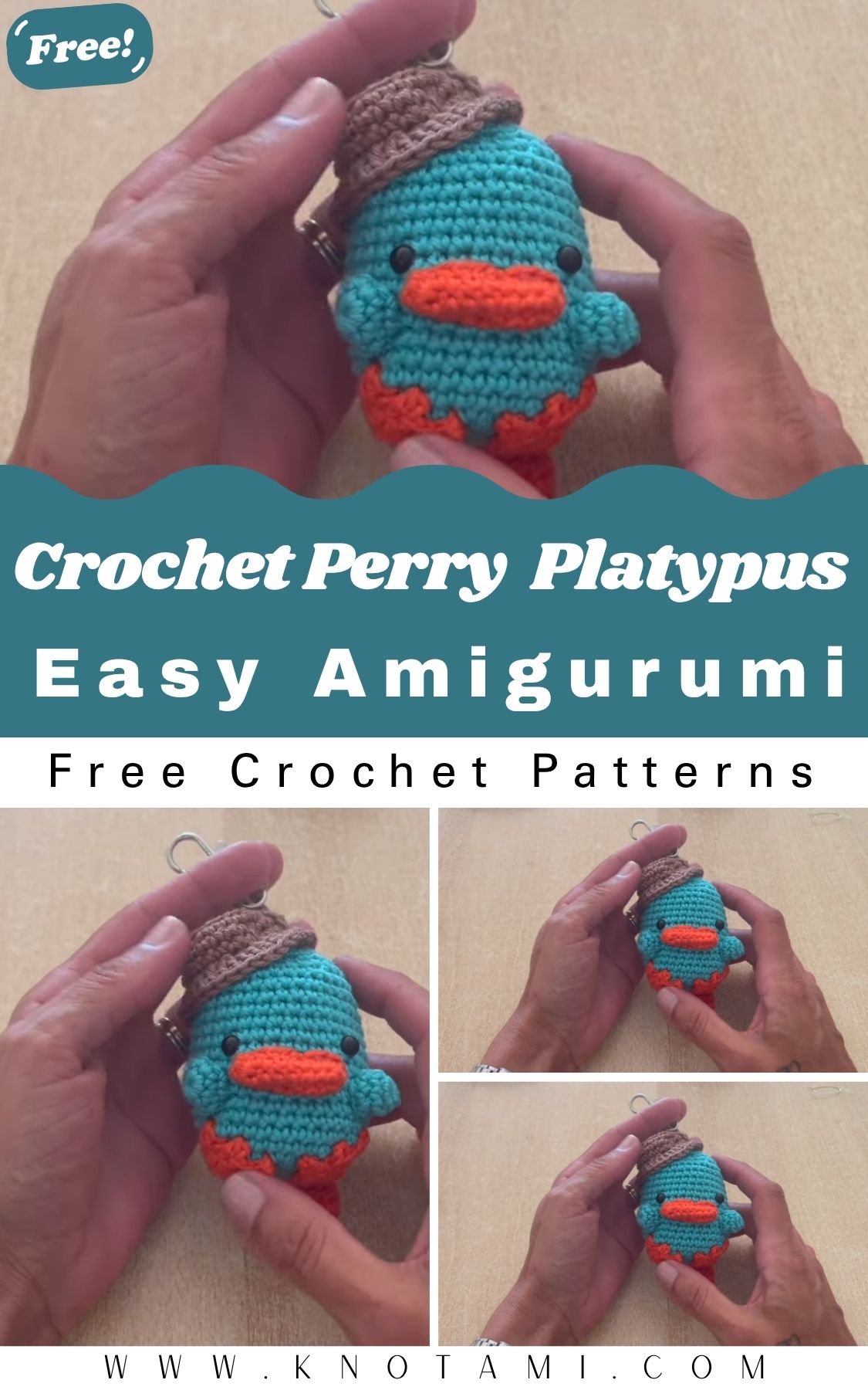 DIY Crochet Easy Perry Platypus Amigurumi Pattern