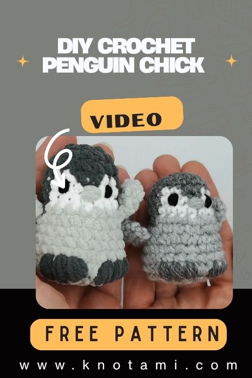 DIY Crochet Penguin Chick Amigurumi Pattern for Beginners