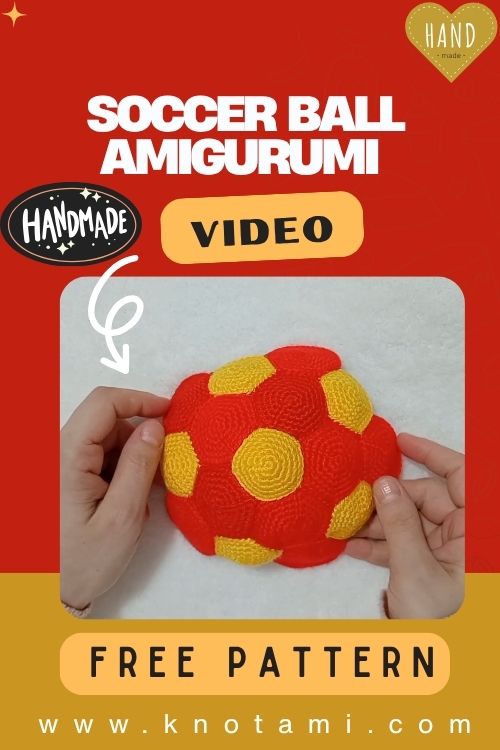 DIY Crochet Soccer Ball Amigurumi Pattern Toy