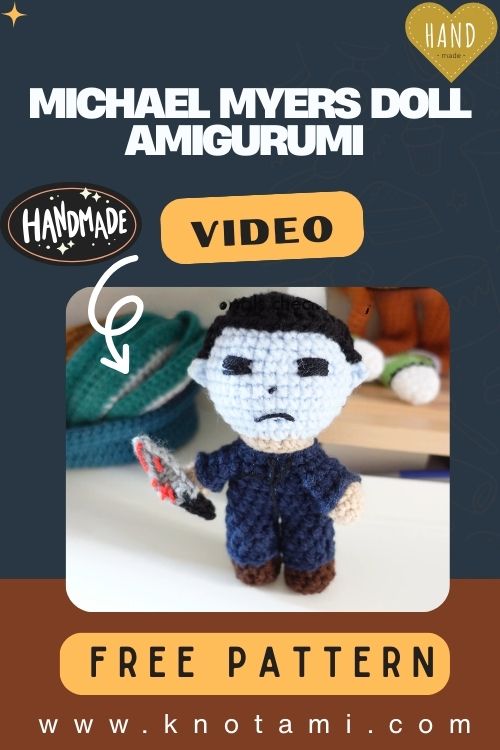 Easy Crochet Michael Myers Doll Horror Amigurumi Pattern