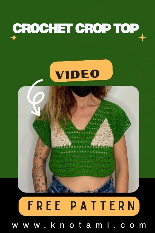 How to Crochet Cute Crop Top Spanish Pattern