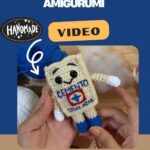 Mini Crochet Cute Cruz Azul Keychain Amigurumi Pattern
