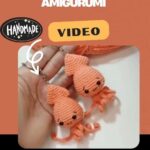 Mini Crochet Squid Keychain Amigurumi Pattern