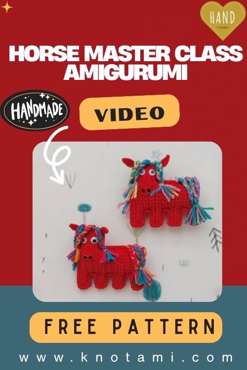 DIY Crochet Horse Master Class Amigurumi Pattern