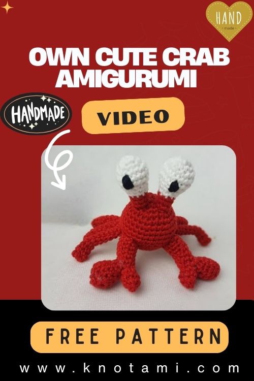 Make Crochet Own Cute Crab Amigurumi Pattern