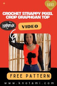 Amazing Crochet Strappy Pixel Crop Graphgan Top Pattern