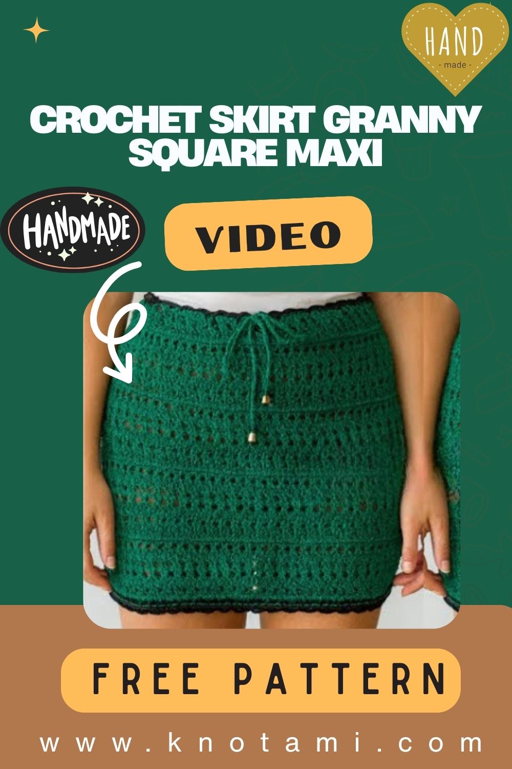 Incredible Crochet Skirt Granny Square Maxi Modular Pattern