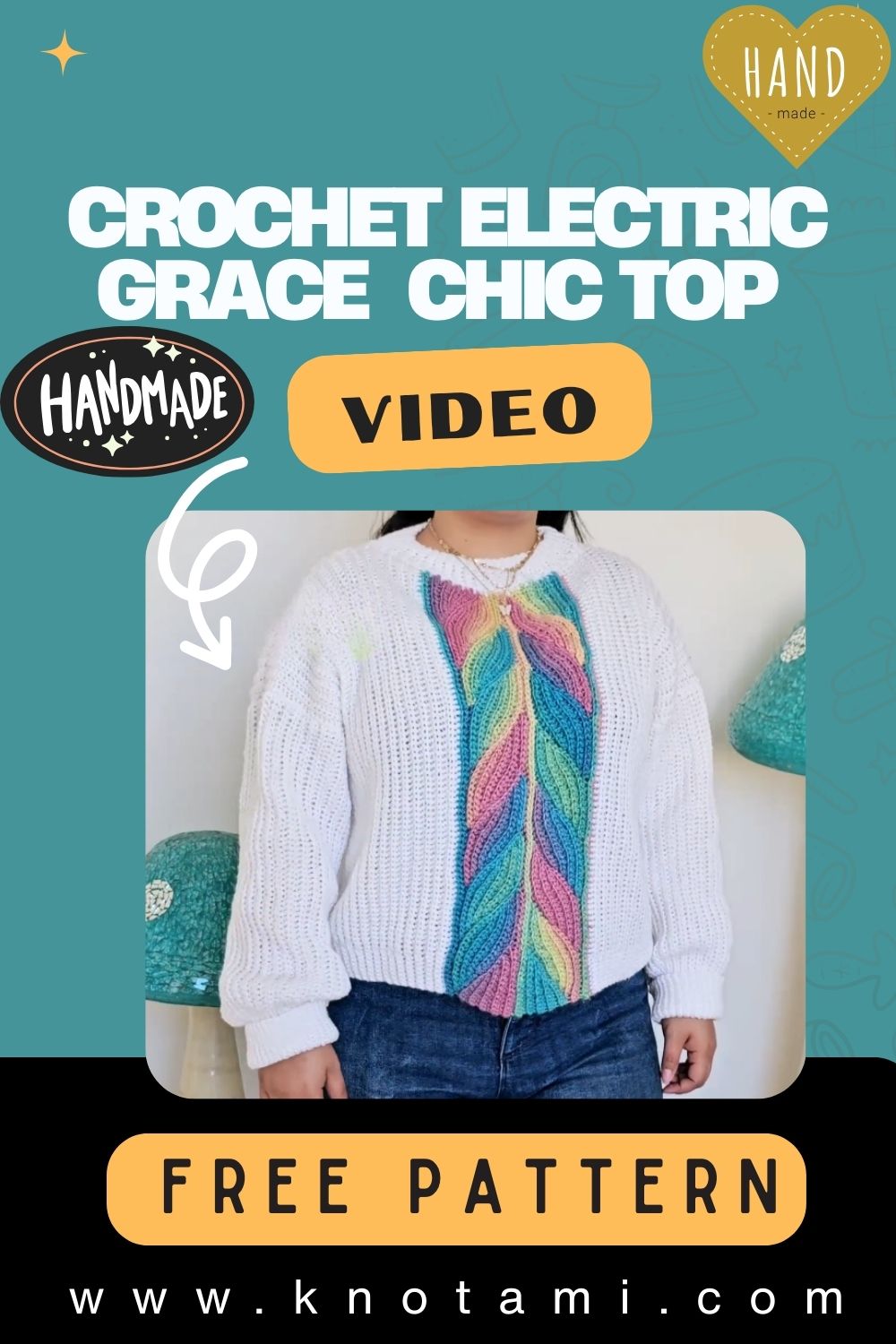 Wondrous Crochet Electric Grace Sleek & Chic Top Pattern