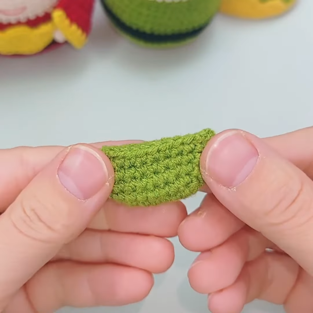 Green and yellow hat base