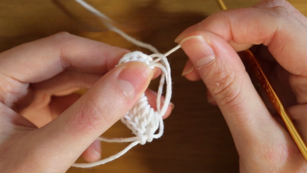 The base of the pouch