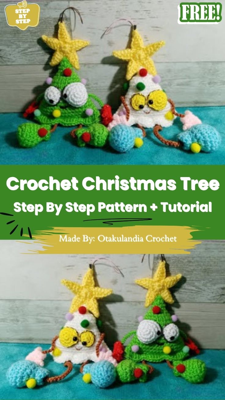 Crochet Christmas Tree Amigurumi Pattern Free Decor Idea