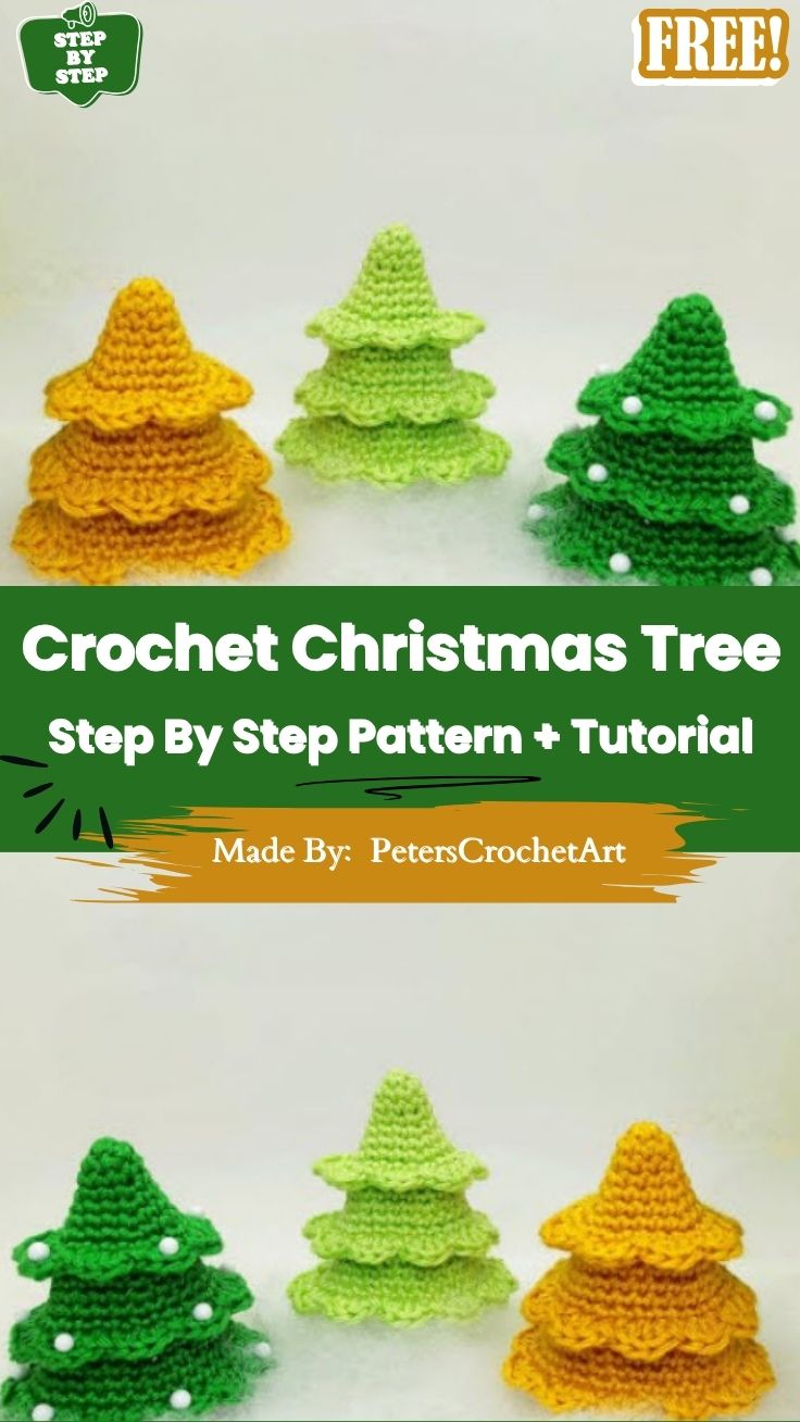 Crochet Christmas Tree Pattern with Layered Branch