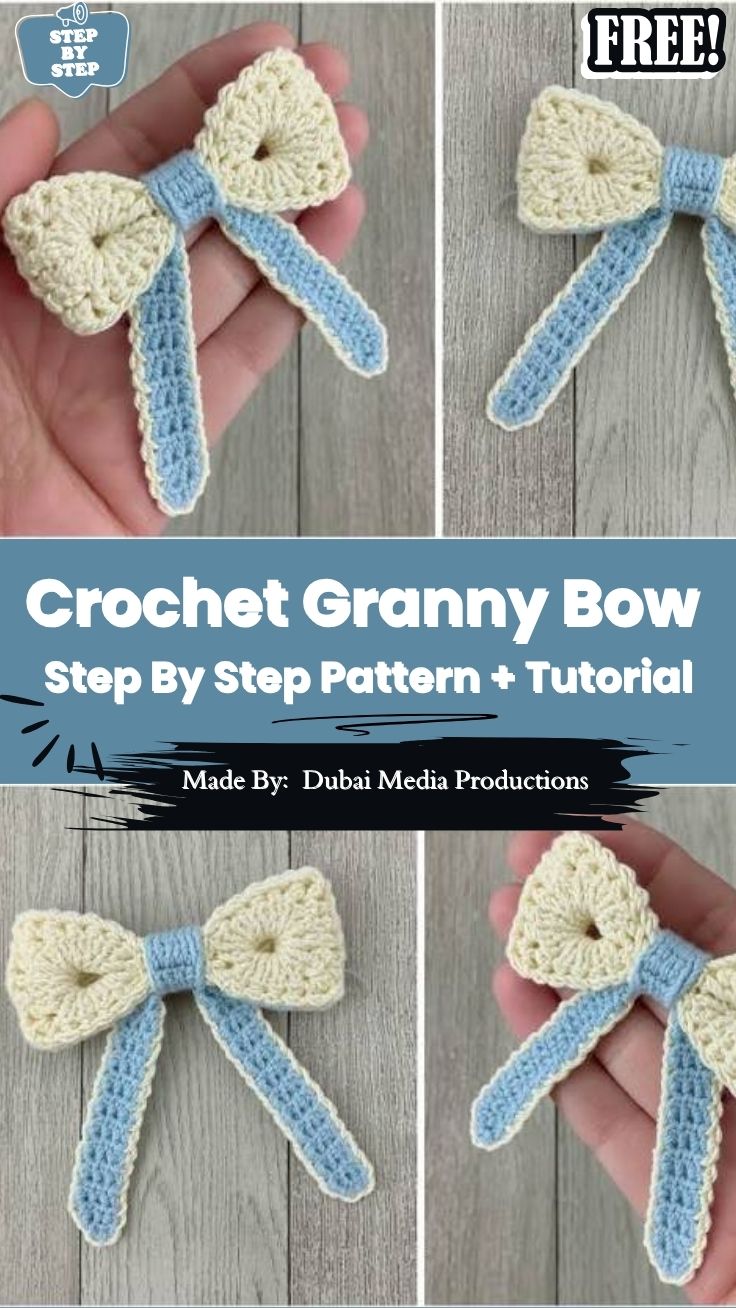 Easy Crochet Granny Bow Pattern Tutorial for Beginners