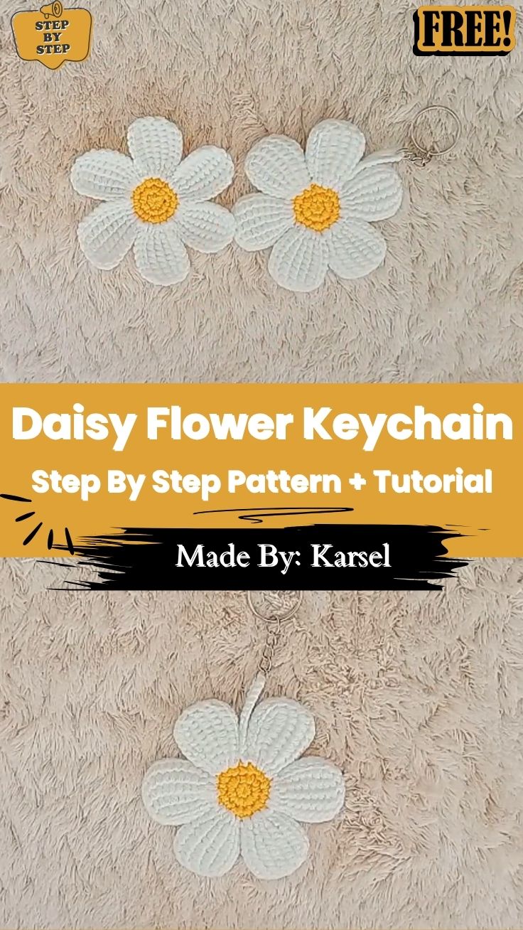 Crochet Daisy Flower Keychain A Simple, Sunny Guide