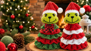 Charming Crochet Christmas Trees Amigurumi Pattern