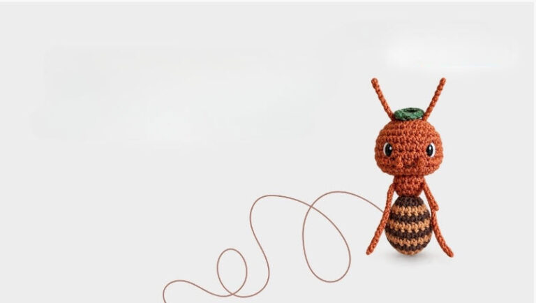 Crochet Little Ant Amigurumi Pattern Toy