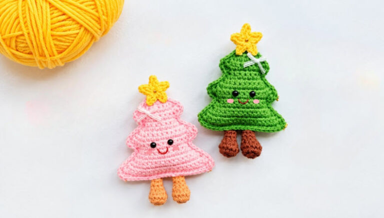 Free Crochet Winter Tree Doll Amigurumi Pattern