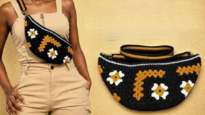 Granny Crochet Fanny Pack Waist Bag Pattern