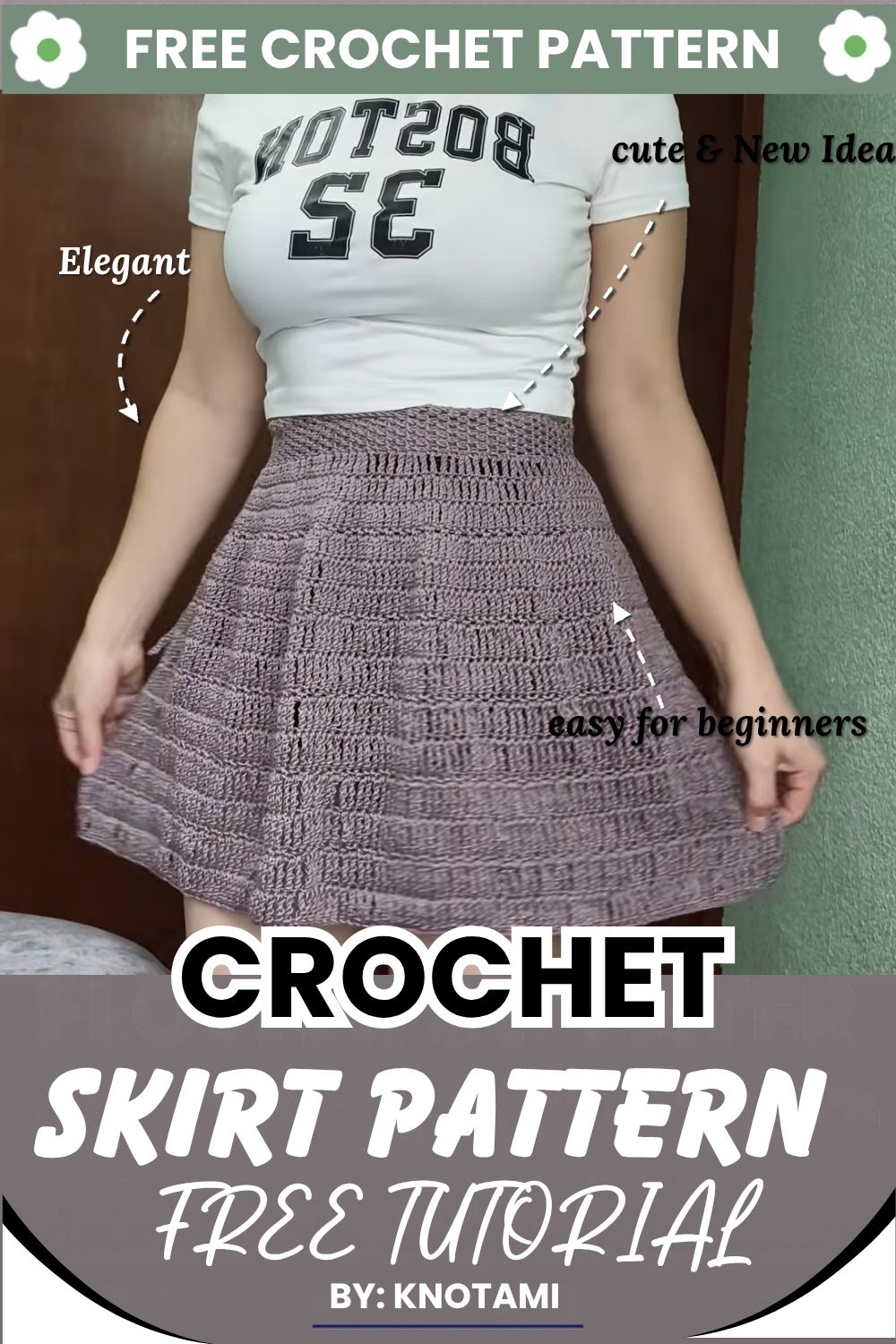 Crochet Skirt Pattern for Everyday Wear