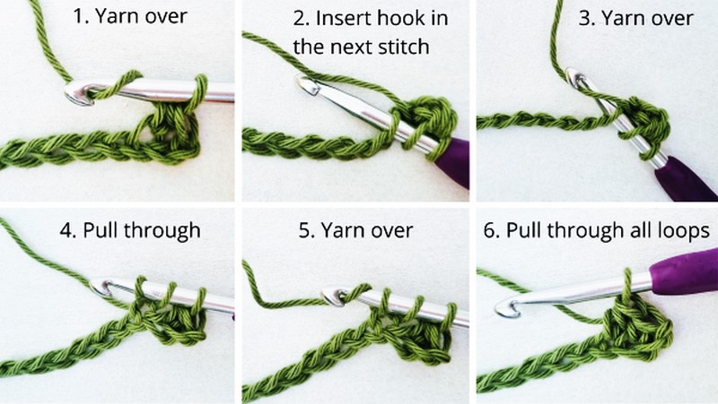 Half Double and Double Crochet